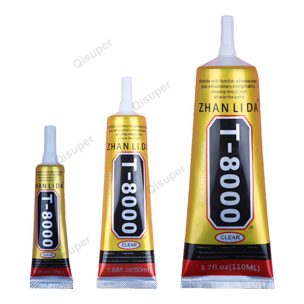 T8000 Precision กาวเครื่องประดับ Rhinestone รองเท้าซ่อมโทรศัพท์ DIY กาวคริสตัลเสื้อผ้าสิ่งทอโลโก้แพทช์หนังผ้า Bond