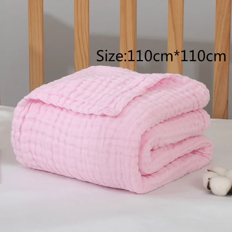 모슬린 사각형 기저귀 모슬린 Swaddle 대나무 아기 담요 신생아 아기 Swaddle Wrap 아기 담요 신생아 면화 Manta Bebe