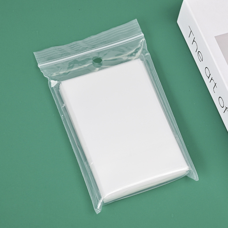 50pcs Korea Card Sleeves Clear Acid Free CPP HARD Photocard Holographic Protector Film Album Binder Photo game Card sleeve
