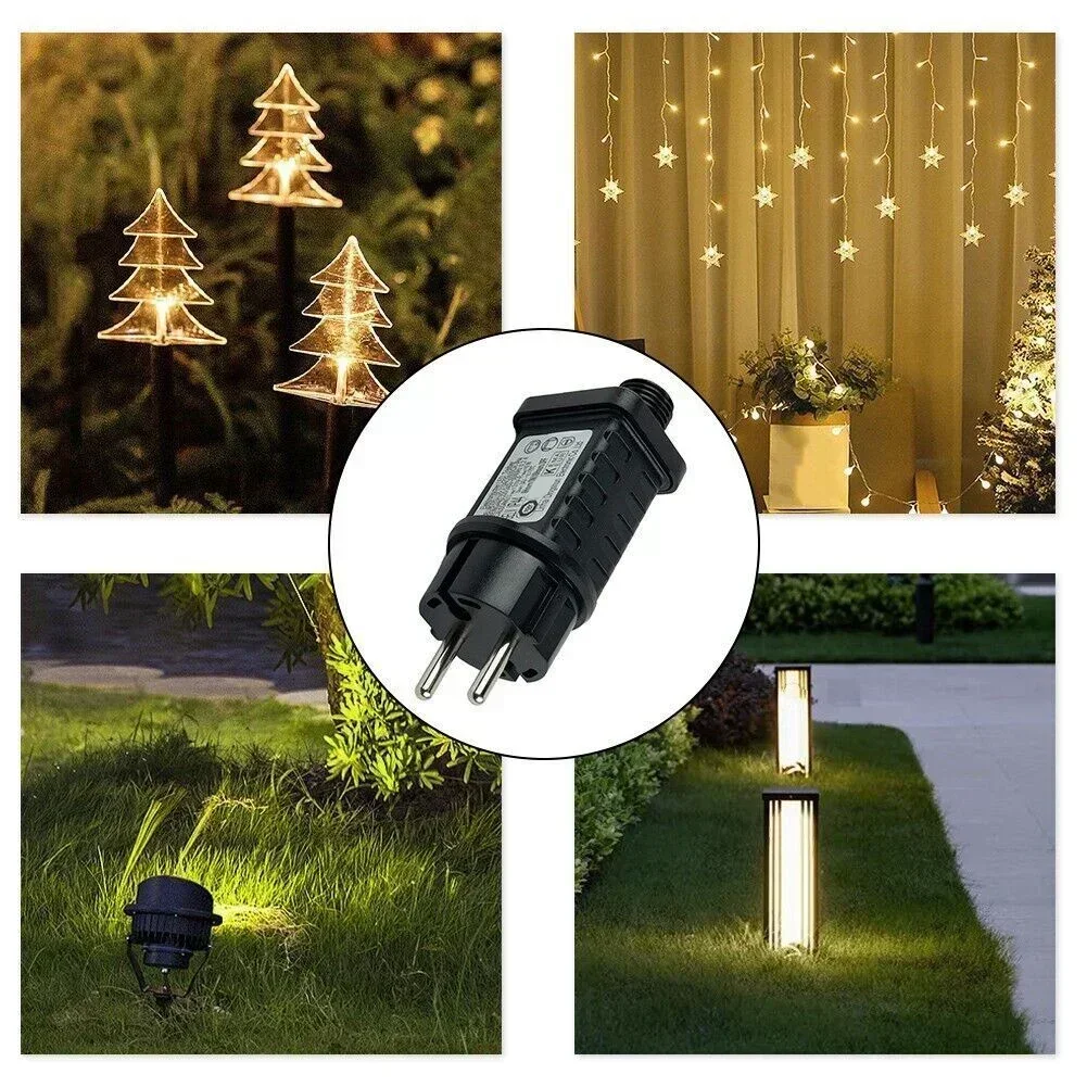 Transformer 31V 6W Power Supply Adapter IP44 LED String Lights Power Adapter for Christmas Tree Home Lamps EU/US/UK/AU Plug