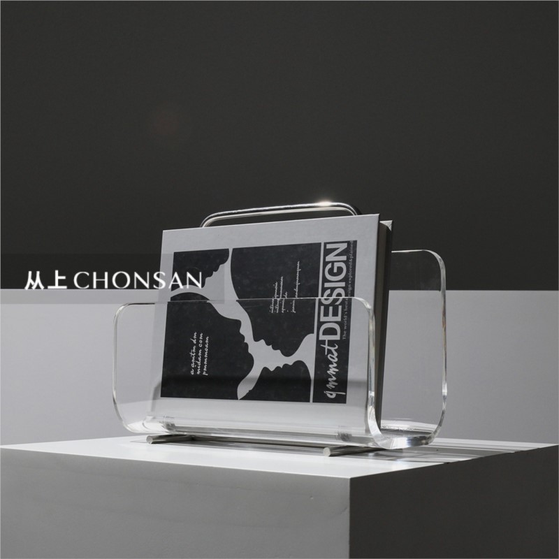 Joylove simples moderno casa metal acrílico estante decoração estudo desktop vendas modelo de escritório decoração do quarto