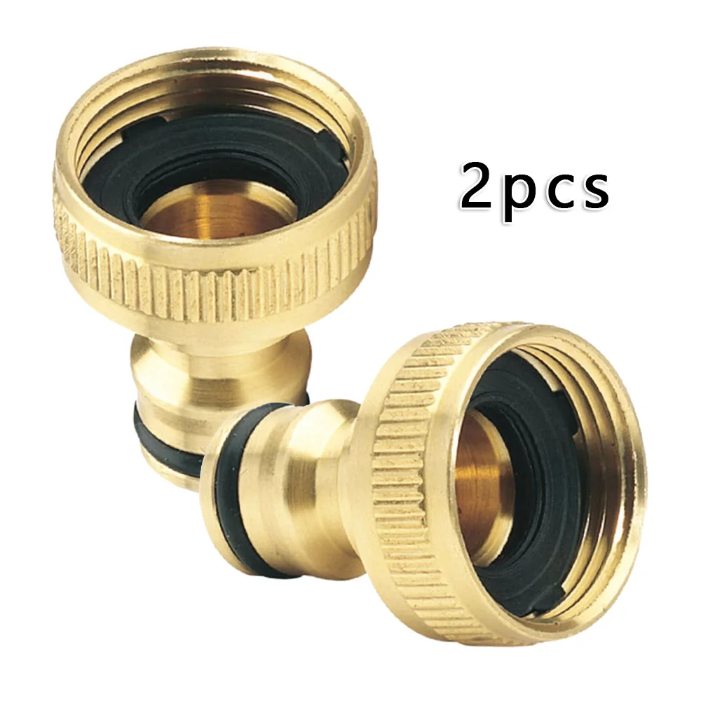 2Pcs 3/4 "zu 1/2" Gewinde Anschluss Wasserhahn Schlauch Leitungswasser Adapter Schnell Anschluss Wasser Rohr Armaturen Hause ersatz Zubehör