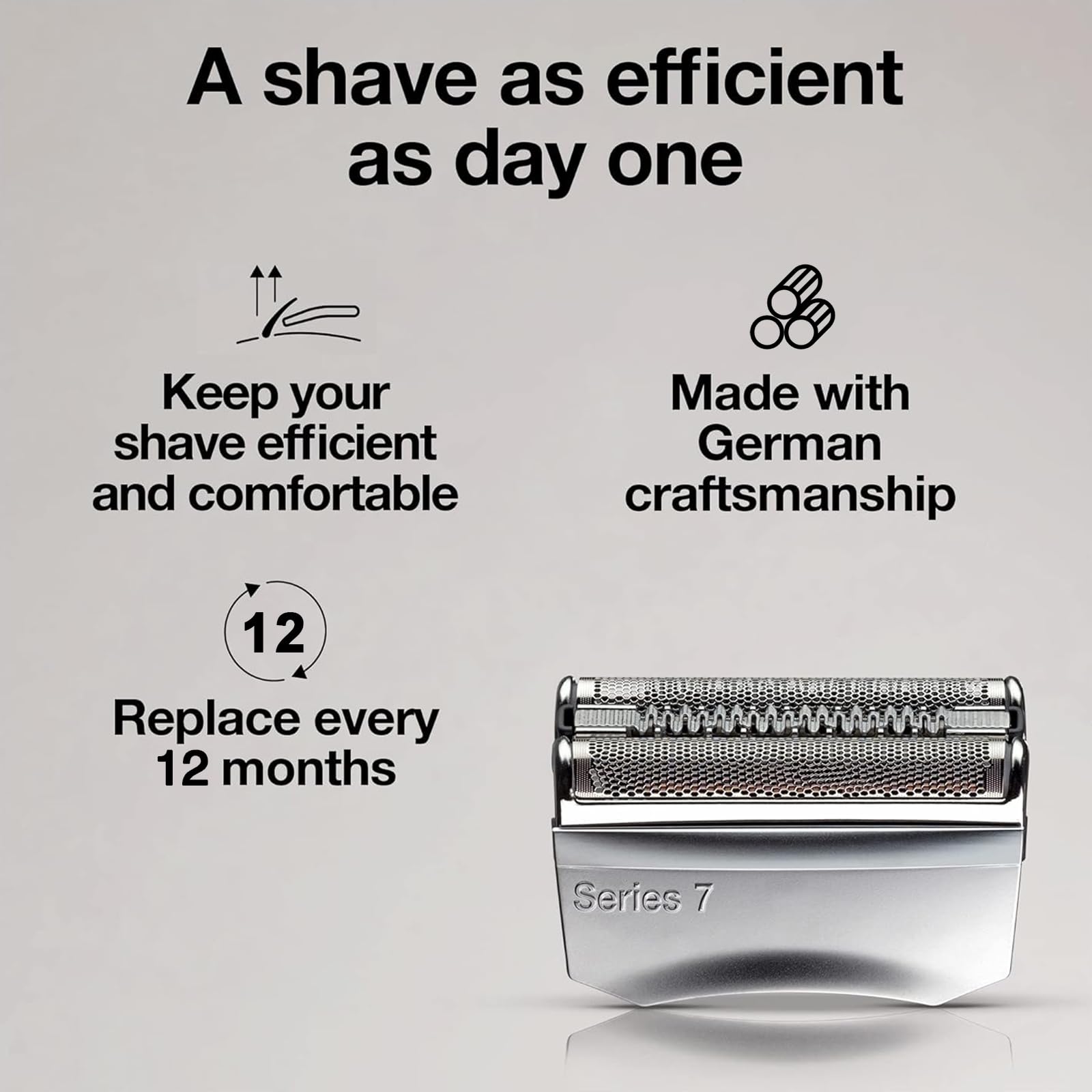 Cabezales de repuesto Brangdy para Afeitadora eléctrica Braun Series 7 720cc, 725, 730, 750 760 765, 790cc, 795cc-3 797 799 Recortadora de barba