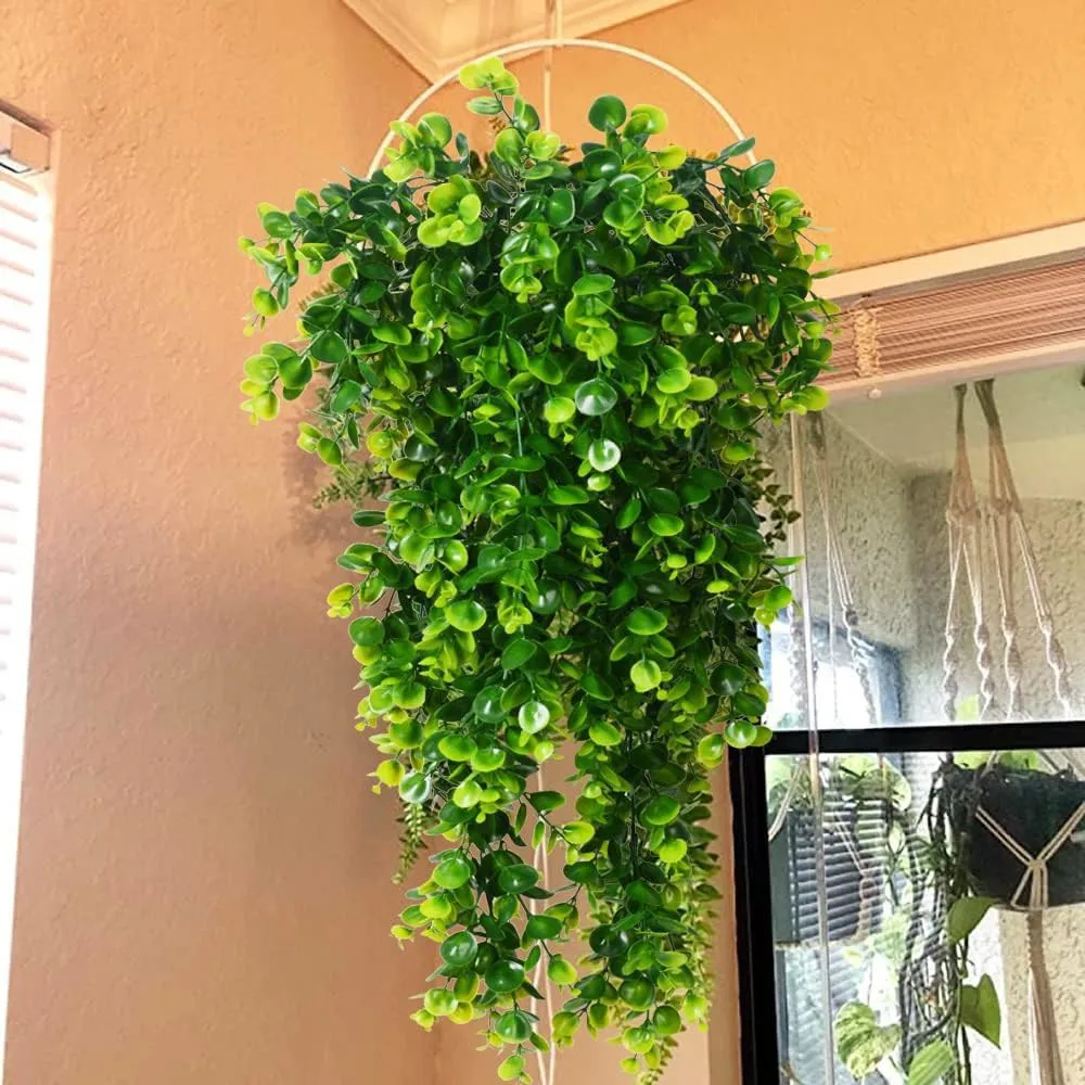 5 Köpfe 45 Mesh künstliche Kunststoffpflanzen fern Vine Heißer Verkauf Festival Kranz Hochzeit Hausgarten Wand Diy Torbogen Dekoration