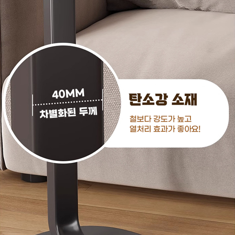 모던 C커브 사이드 테이블 3color / 사이드책상 간이책상