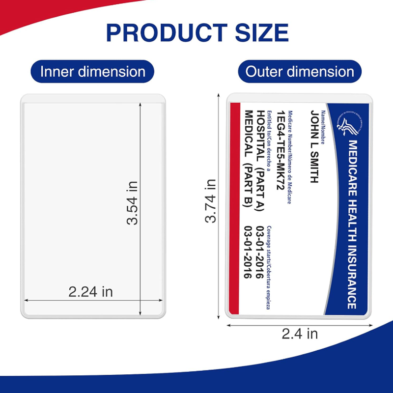 12PCS PVC Waterproof Transparent Card Holder Plastic Card id Holders Case To Protect Credit Cards Card Protector Cardholder Bags