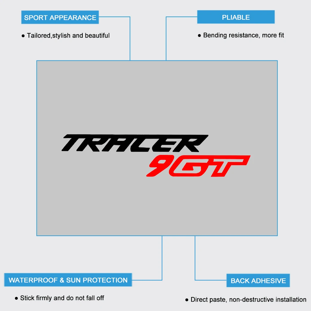 Motorcycle Stickers Reflective Decal Tracer 9 GT 2023 for Yamaha Tracer9 9GT Tracer9GT Accessories 2019 2020 2021 2022 2024
