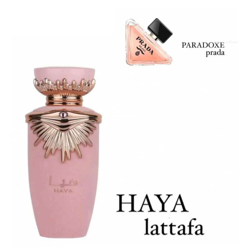 HAYA perfume Arabe lattafa EAU mujer (ORIGINAL) 100ML