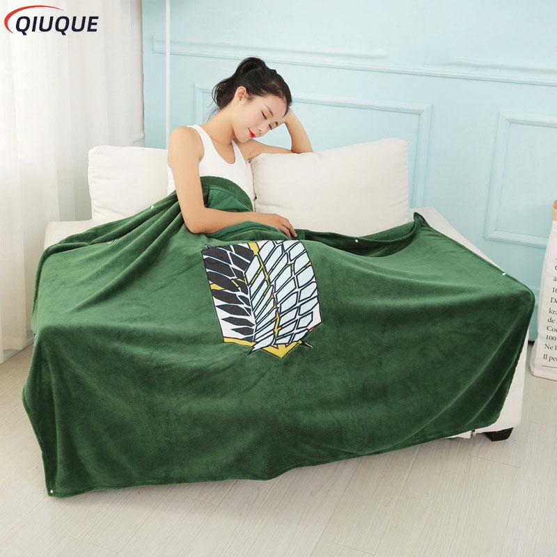 Зеленое одеяло, плащ, корпус исследователя, фланелевая накидка в стиле аниме AOT, костюм для косплея