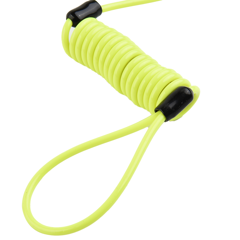 Cable de recordatorio de bloqueo de disco de 1,2 M, Cable de recordatorio de bloqueo de alarma de freno de disco de rueda de motocicleta antirrobo