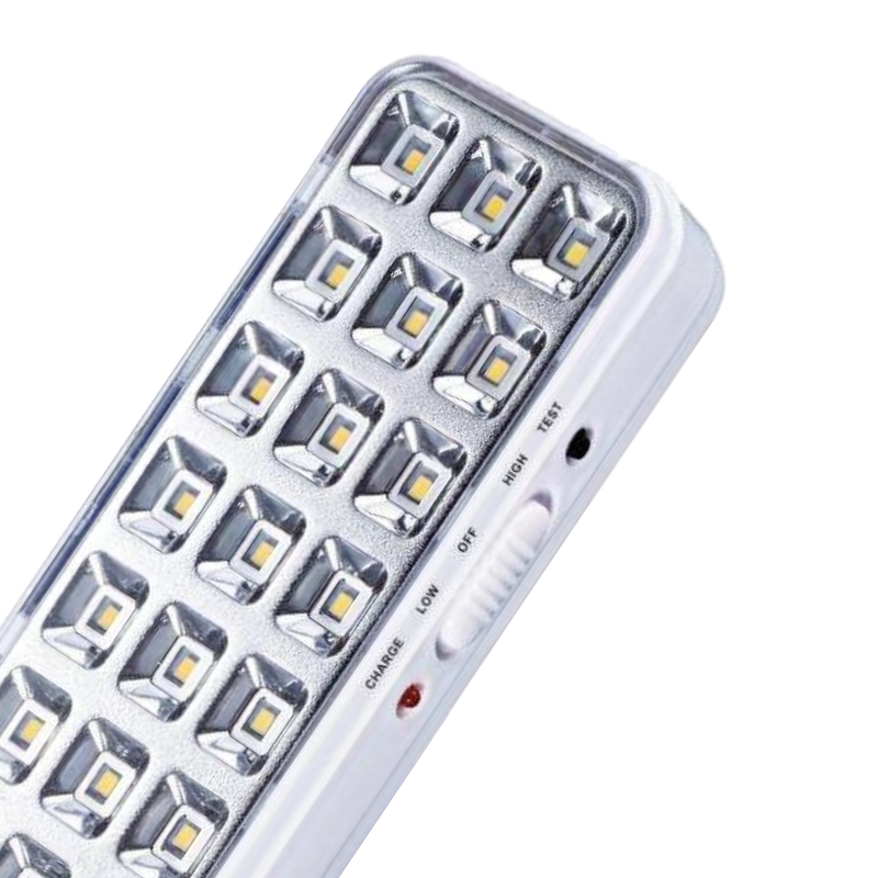Linterna LED de emergencia portátil para el hogar, lámpara recargable para acampada, lámpara de salida automática montada en la pared, luz de trabajo interior