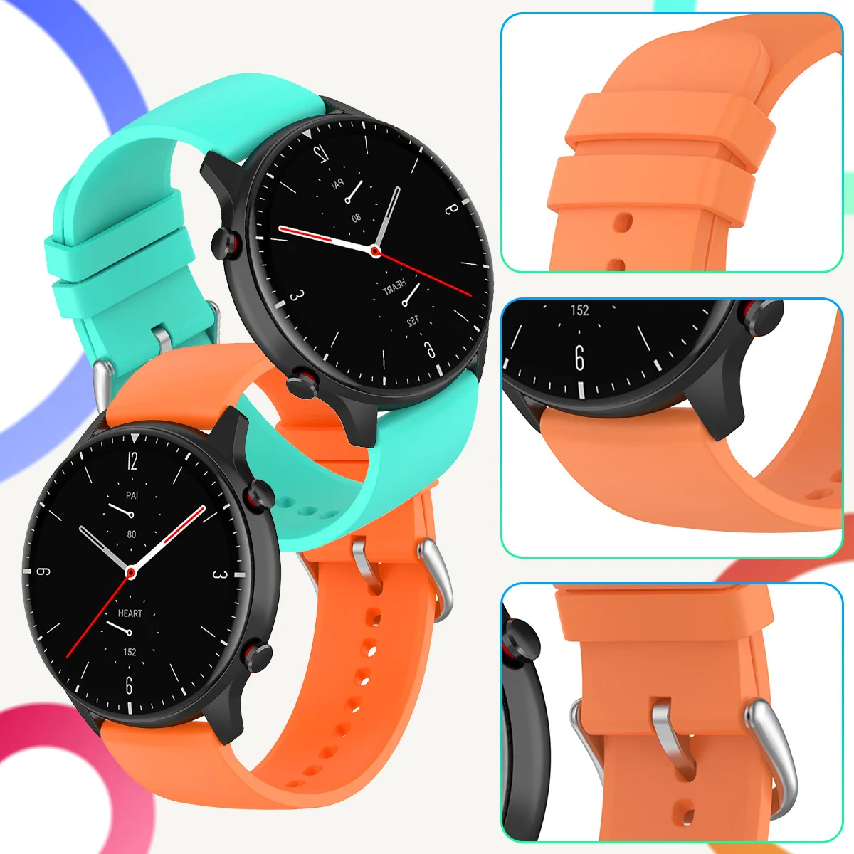 Per Huami Amazfit GTR 2 2E/GTR 47mm cinturino 20/22mm cinturino sportivo cinturino per Samsung Galaxy Watch 42mm 45mm/Gear S2 bracciale