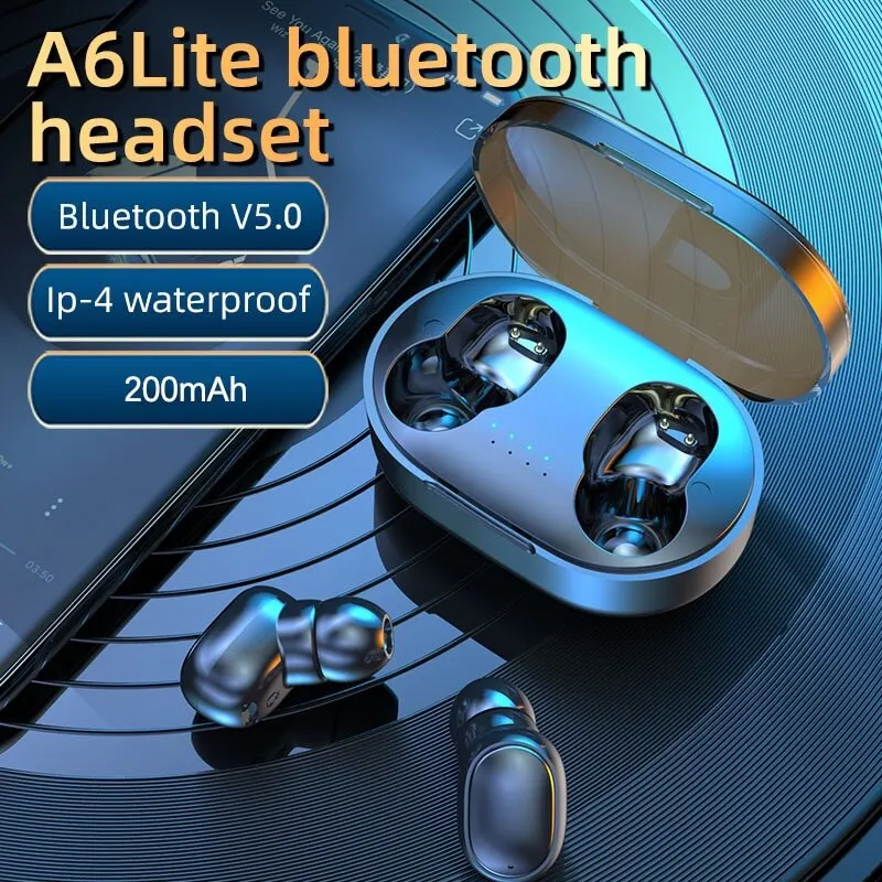 A6s Bluetooth Headset TWS Sport Headset E7s Touch Mini Wireless Bluetooth Headset 5.0 Touch Touch Headset