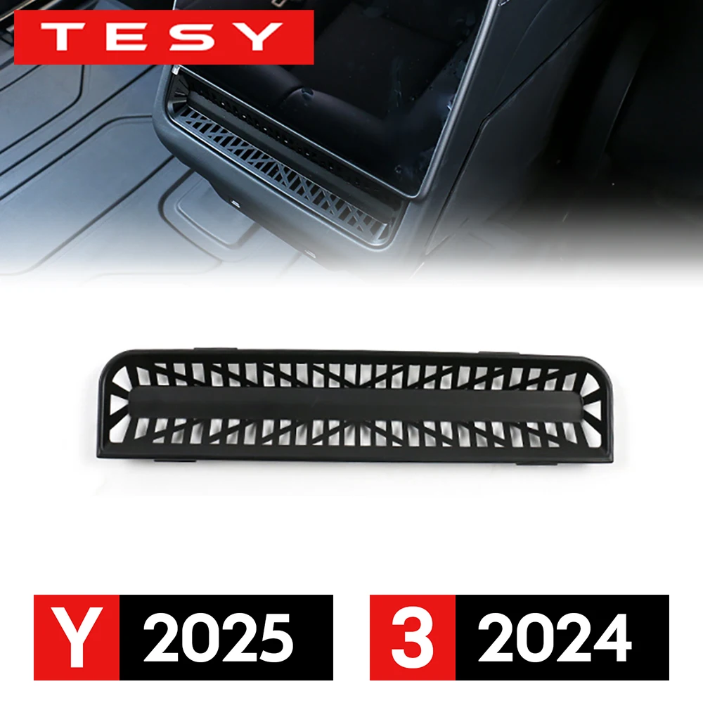 Для Tesla New Model Y Juniper Launch 2025 Model 3 Highland 2024, крышка заднего вентиляционного отверстия, задняя защитная антиблокирующая крышка