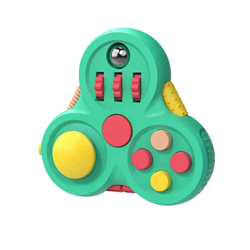 1 PC ปลายนิ้วเกมคอนโทรลเลอร์ SPINNER ของเล่น,รุ่นที่สอง Gyro Game Controller, Creative เครื่องมือบรรเทาความเครียดสําหรับวัยรุ่น