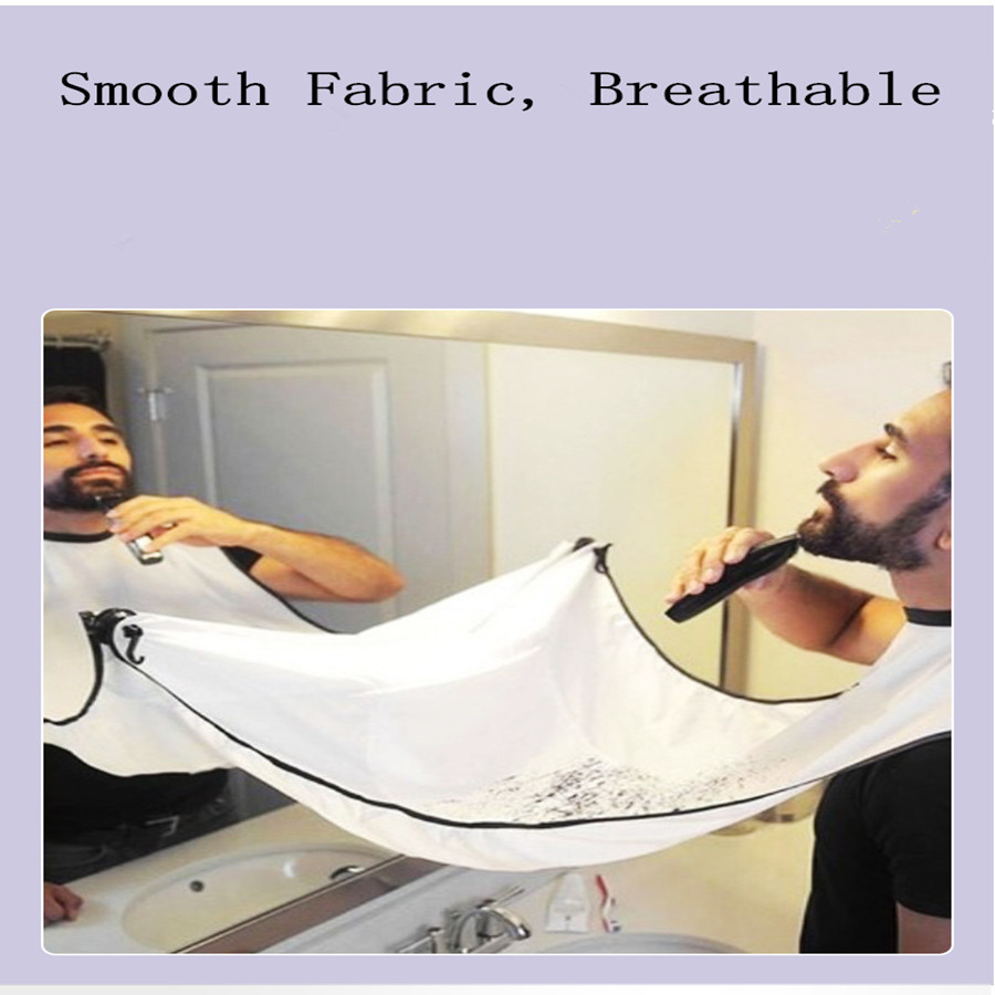 Sciarpa da barba per la casa da uomo, telo da barba, cappello da taglio per capelli, grembiule da taglio per capelli, resistente allo sporco, mantiene pulito