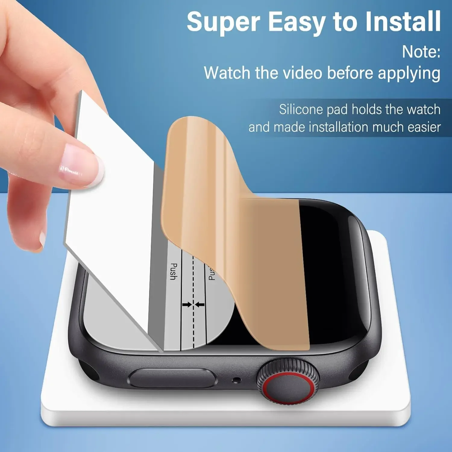 5 個の保護フィルム Apple Watch スクリーンプロテクター 49 ミリメートルアクセサリー 40 ミリメートル 44 ミリメートル 45 ミリメートル 41 ミリメートルシリーズ 10 46 ミリメートル 42 ミリメートル 9 8 7 Se ウルトラ 2