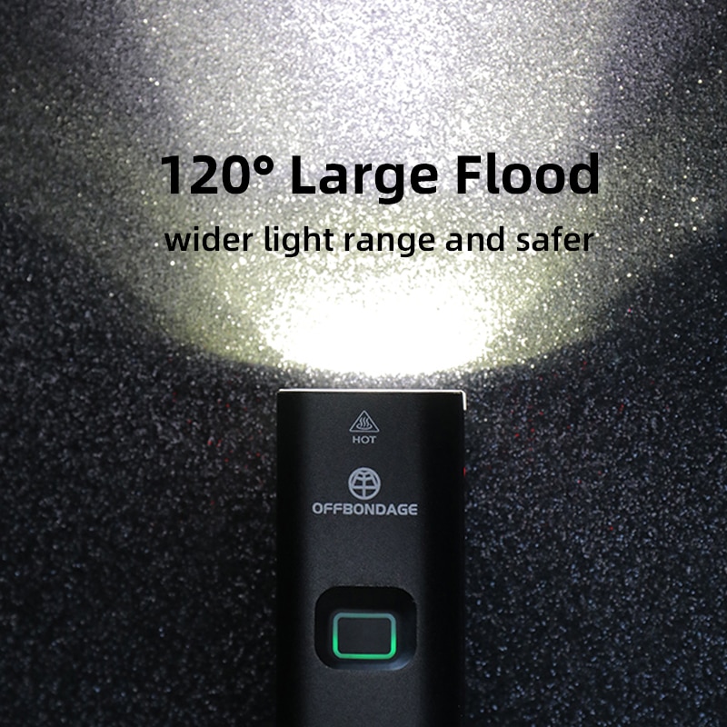 OFFBONDAGE Bicicleta Luz 1000Lumen Bicicleta Farol Power Bank Lanterna Guiador Carregamento USB MTB Estrada Destaque