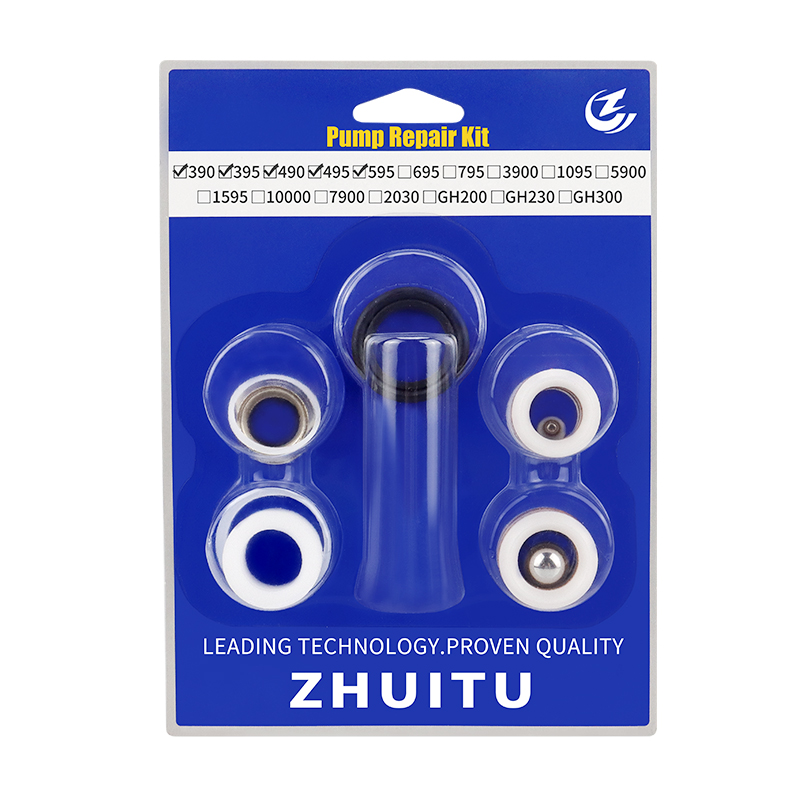 Aftermarket 244194   Kit de embalagem de reparo de bomba para spray de tinta mal ventilada 390 395 490 495 595