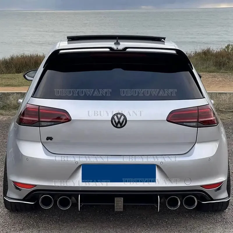 Спойлер на крышу в стиле Oettinger для Volkswagen Golf MK7 7.5 GTI R GTD ABS задний спойлер Aleron Golf 7 2013-2020