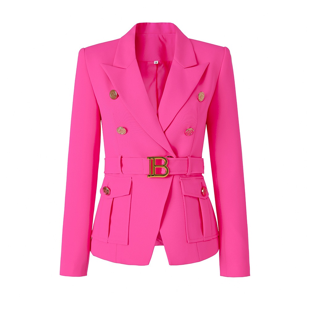 9 Farben Fabrik anpassen Luxus qualität klassischen Stil Büro weiß schwarz Frauen Taschen blazer mit Blet