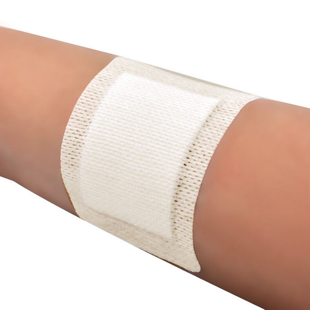 25 uds/12 Uds tamaño grande hipoalergénico no tejido adhesivo médico vendaje para heridas tirita vendaje para heridas grandes primeros auxilios 6*7cm