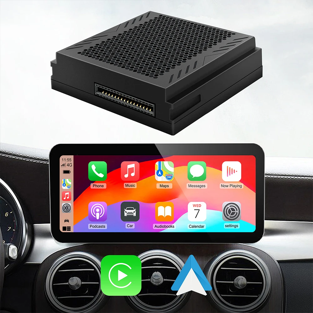 Upgrade Draadloze Carplay Geschikt Voor Mercedes Benz A B C E CLA GLA GLK ML Sprinter NTG4.5 Becker Module Android Auto Navigatie