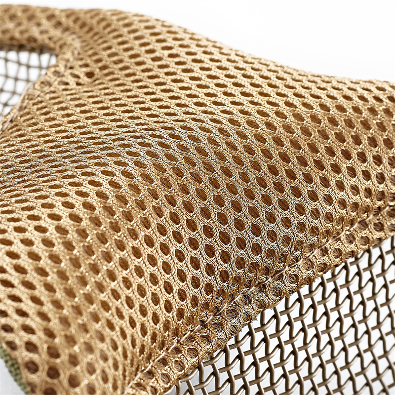 zlangsports Tactical Half Face Airsoft Mask Foldable Metal Net Ear Protection Adjustable CS Wargame Protective Masks