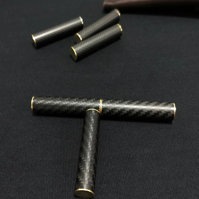 EDC Fidget Spinner para adultos, Metal magnético, Fibra de carbono, Vara de 3 seções, Presente criativo, Alívio do estresse, Criativo