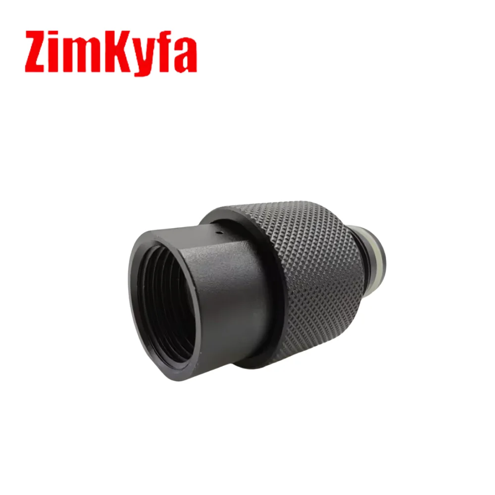 HPA Tank Regulator Valve ON/OFF ASA Adaptor G1/2-14 Thread Saver,CO2/Compressed Air Pin Valve Depressor Adapter For Air Tool