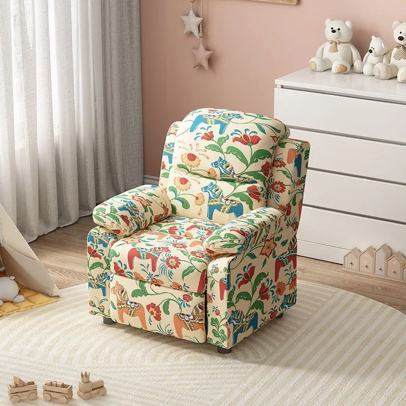 K-star Children's Functional Sofa Single Person Storage Sofa Living Room Reading Lazy Leisure And Reclining Baby Sofa Hot Sale