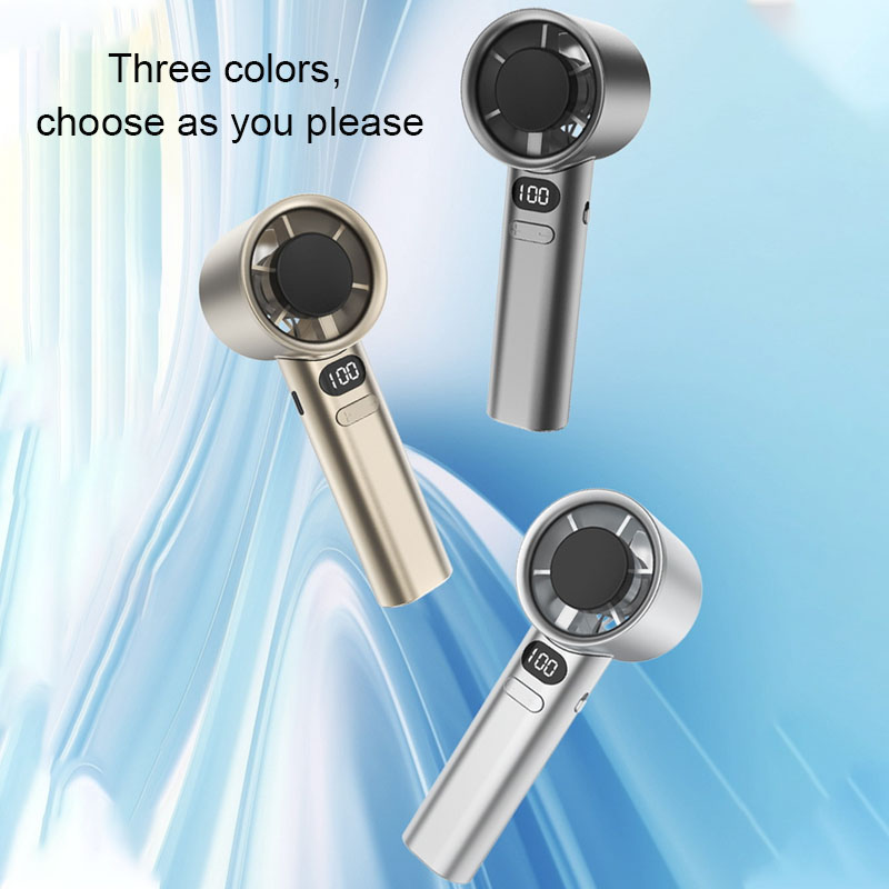 Draagbare handventilator 120 windsnelheden Mini bladloze handventilator USB oplaadbare hogesnelheidsventilatoren Camping elektrische ventilatoren Luchtkoeler