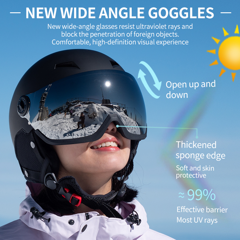 Nowe, lekkie, wszechstronne gogle Eastinear's Kask narciarski dla mężczyzn i kobiet, sprzęt do jazdy na nartach i snowboardzie dla dzieci