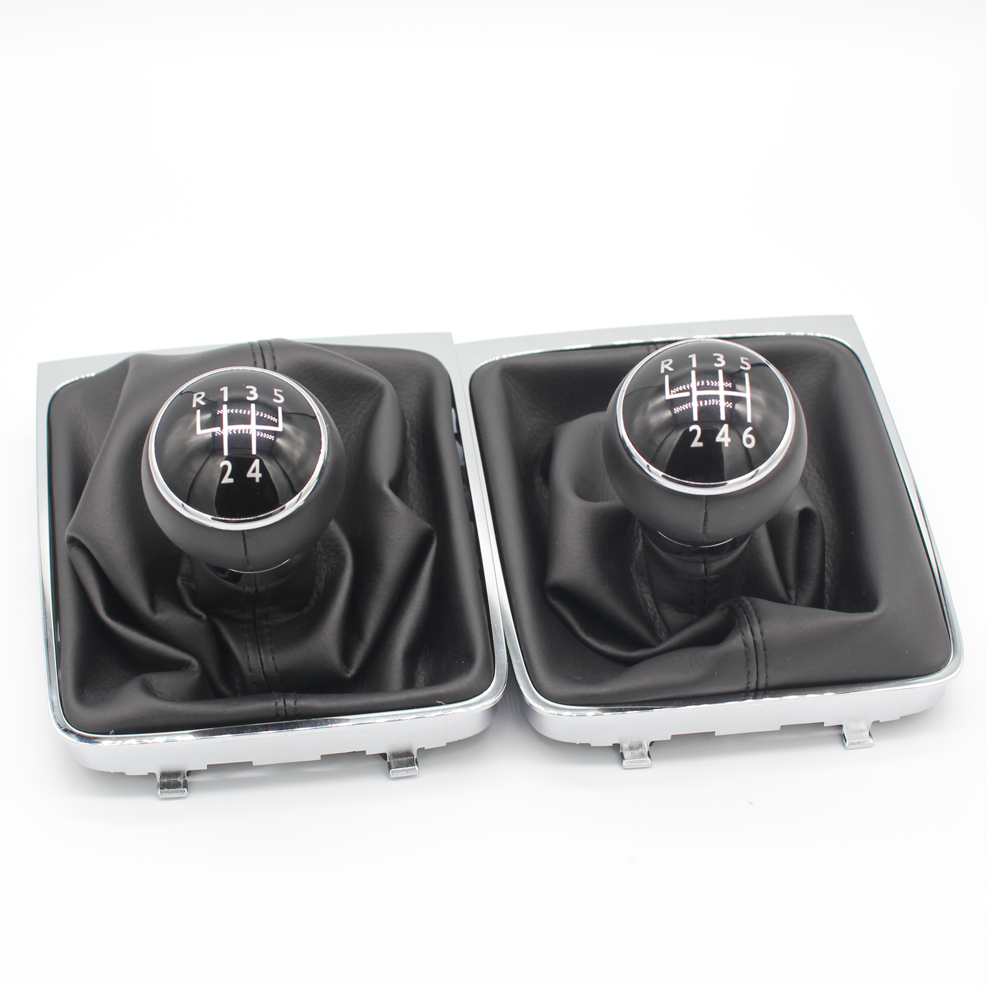 Vw パサート B6 2005-2012 新 5/6 スピードマニュアルギアシフトノブレバースティックシフターゲートルブーツカバー革カーアクセサリー