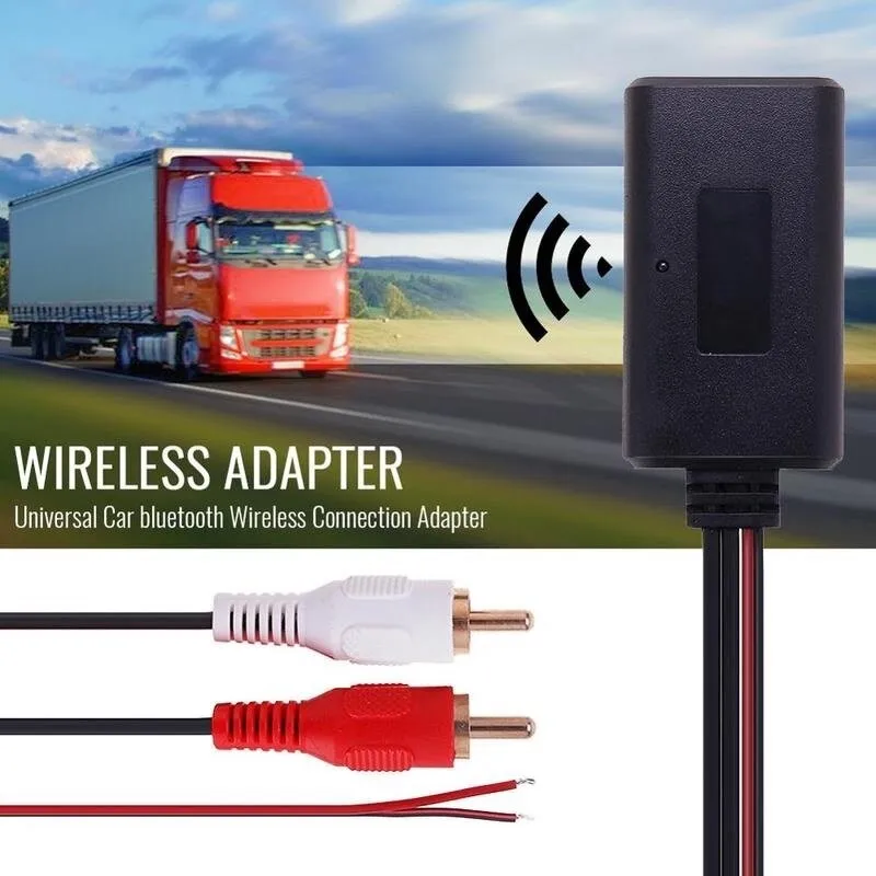 Car Universal Wireless 2 RCA Bluetooth Receiver Module Music Adapter Rca Aux Audio Stereo Cable Interface Vehicles Auto Player