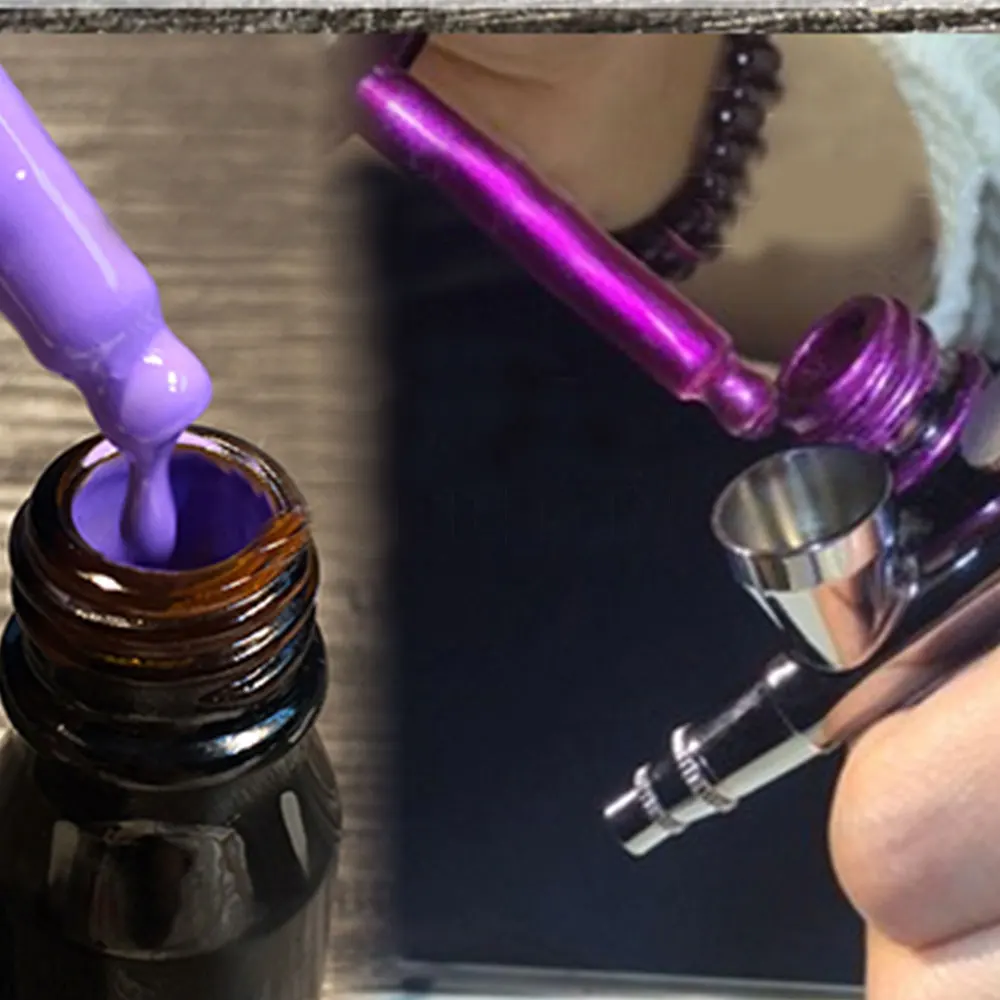New 0.3mm Dual Action Airbrush Spray Gun Airless Air Gravity Model Feed Spray Gun For Body Painting and Model Painting Nail Tool