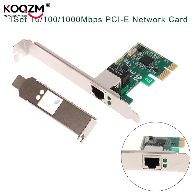 Tarjeta de red Gigabit Ethernet PCI Express PCI-E de 1000Mbps, convertidor de adaptador LAN RJ45, 10/100/1000M, RJ-45