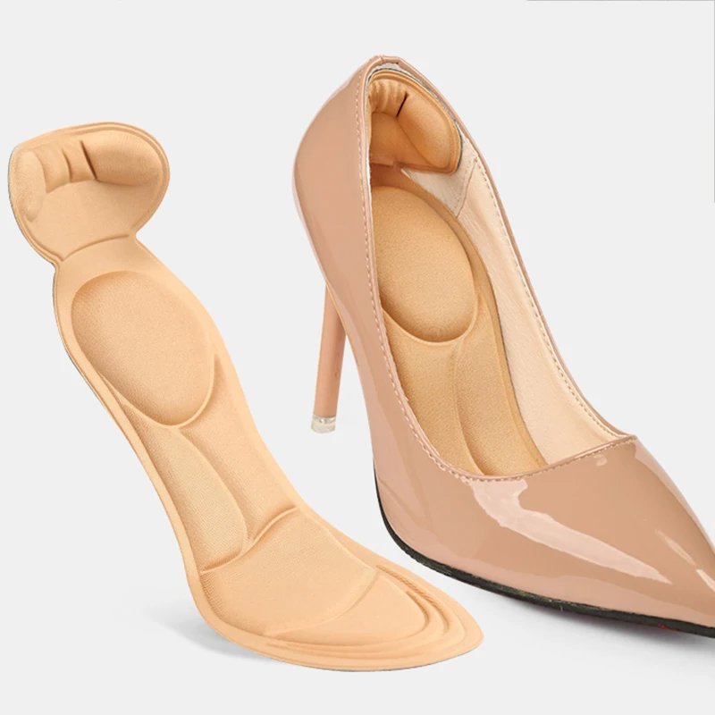 7D morbida memory foam sottopiede inserti tallone post posteriore traspirante antiscivolo per le donne scarpe con tacco alto scarpe plantari di supporto dell'arco plantare