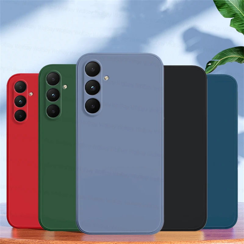 Para Samsung Galaxy A05S Funda Samsung Galaxy A05 A05S A15 A25 A35 A55 5G Funda TPU Fundas a prueba de golpes Funda de silicona líquida