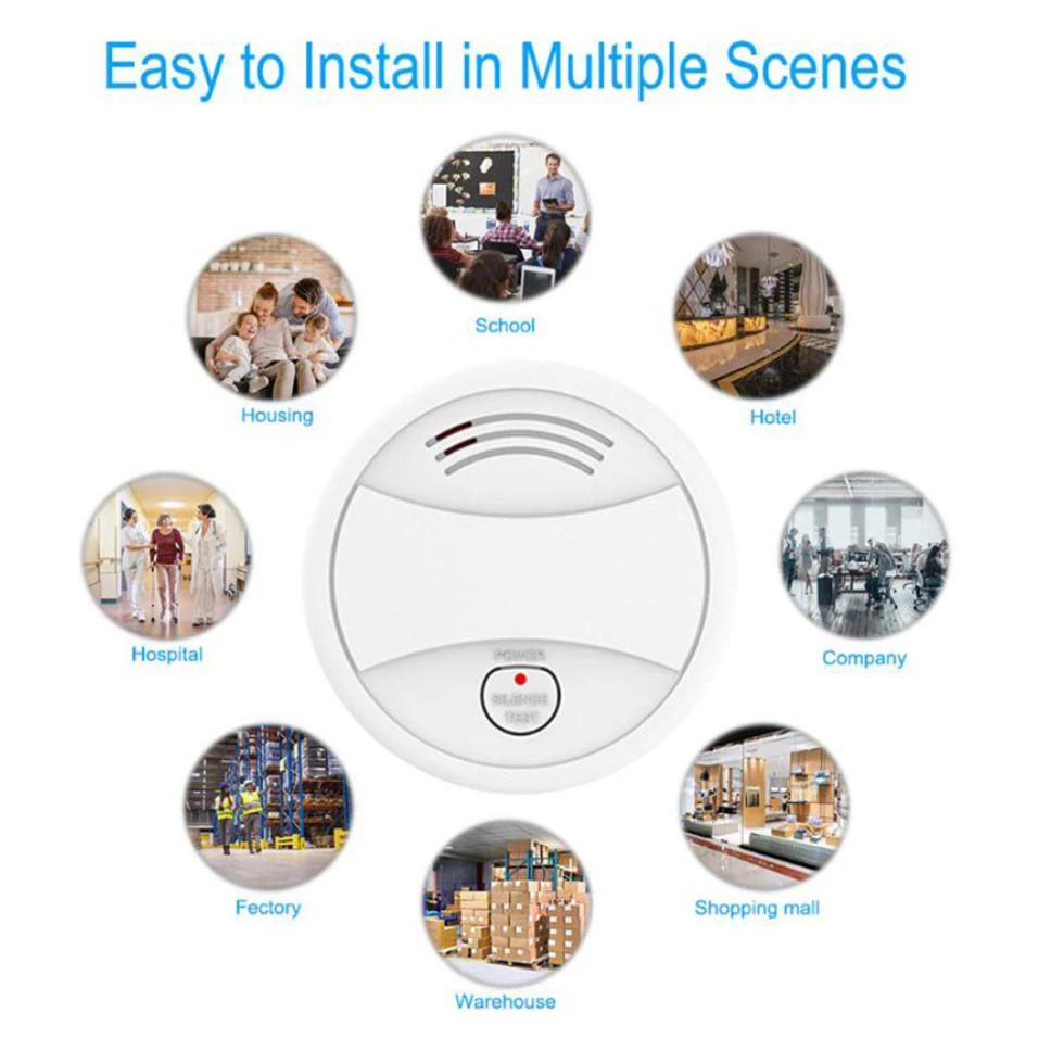 독립형 센서 누르기 앱 알림 스마트 홈 보안 타이밍 빨간색 Led 플래시 지원 Alexa Home Ifttt 80db