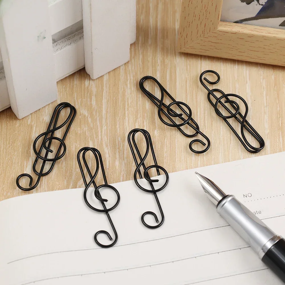 40 Chiếc Sáng Tạo Âm Nhạc Note Hình Sáng Tạo Tập Tin Kẹp Kẹp Giấy Đánh Dấu Trang Giá Đỡ Giấy Trang Trí Kẹp Cho Văn Phòng Học Nhà