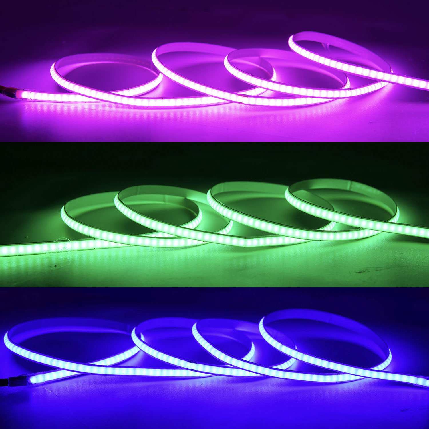 5 V 5 mm COB-Lichtleiste, dimmbares Band, 320 LEDs/m, flexible Lichtleiste für Dekorbeleuchtung, 3000 K, 4000 K, 5700 K