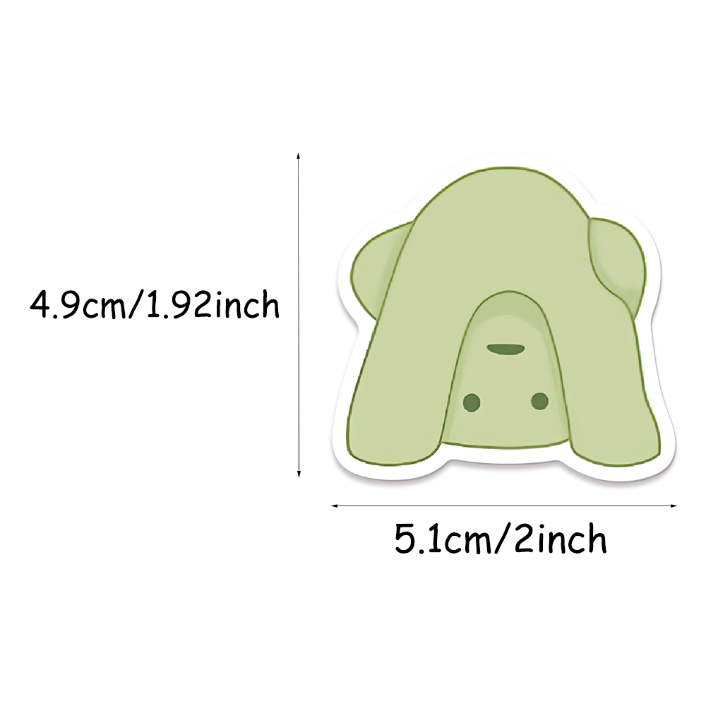 54/108/162Pcs Nette Smiski Aufkleber Smiski Hippers DIY Aufkleber Scrapbooking Telefon Gepäck Skateboard Wasserdichte Aufkleber