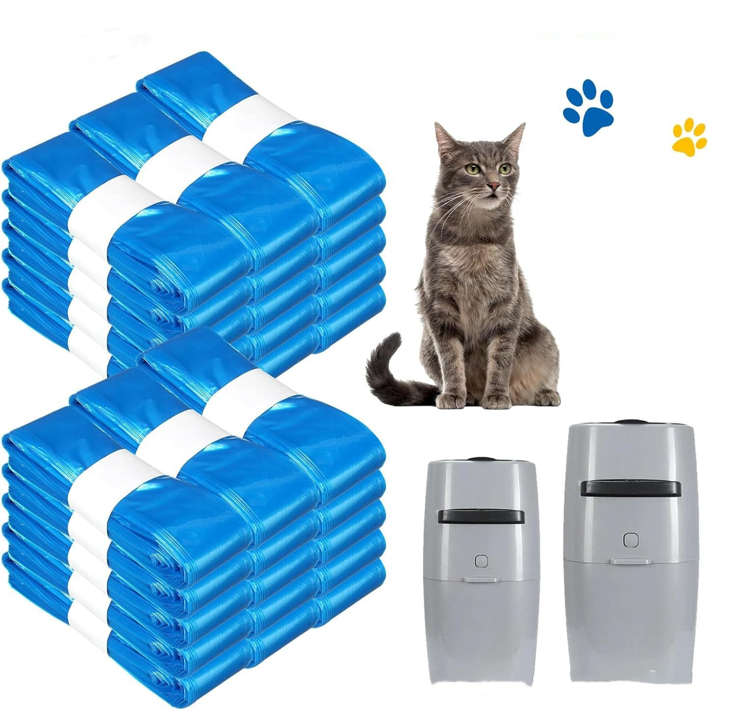 YS00085-4.5/5/7/10M ถังผ้าอ้อมที่มีความต้านทานกลิ่นสูง,ถุงขยะเสริม,ถุงเปลี่ยนถังขยะเฉพาะ