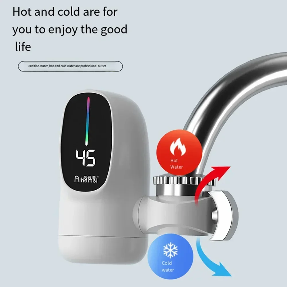 High Power Kitchen Household Connection Fast Heating Faucet Mini Water Heater Easy To Install And Remove Washbasin Water Heater