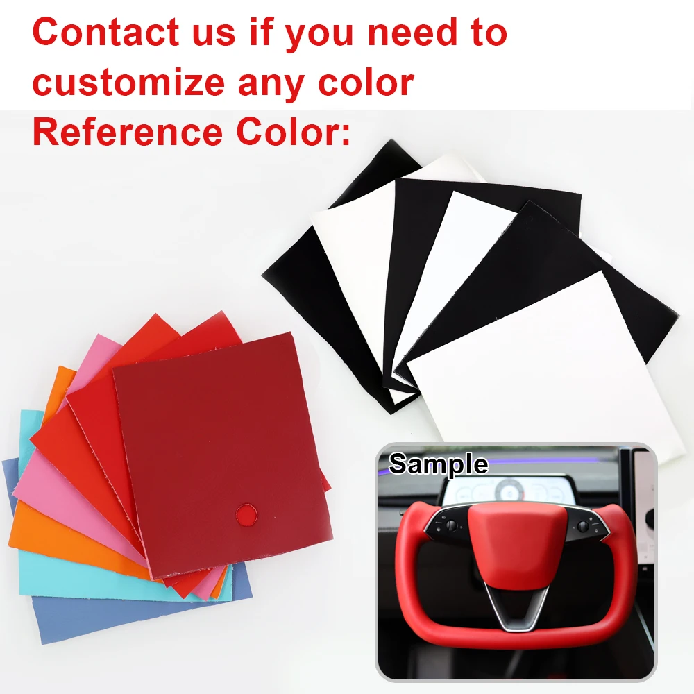 2025 Yoke Handle for New Model Y Juniper Heating Yoke Steering Wheel For Tesla Personalized Racing Leather Customized Accessory