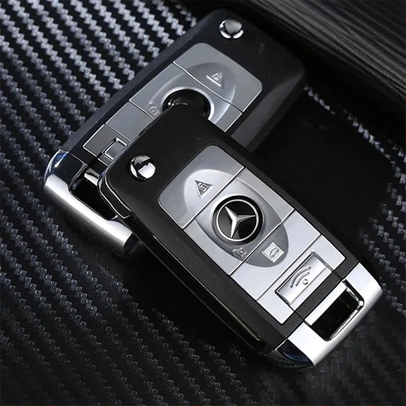 Pegatinas para emblema de llave de coche, accesorios para Mercedes Benz AMG E S C A B Class GLE GLS CLS GLC CLA GLA GLK GLB W205 W206 W221, 14mm