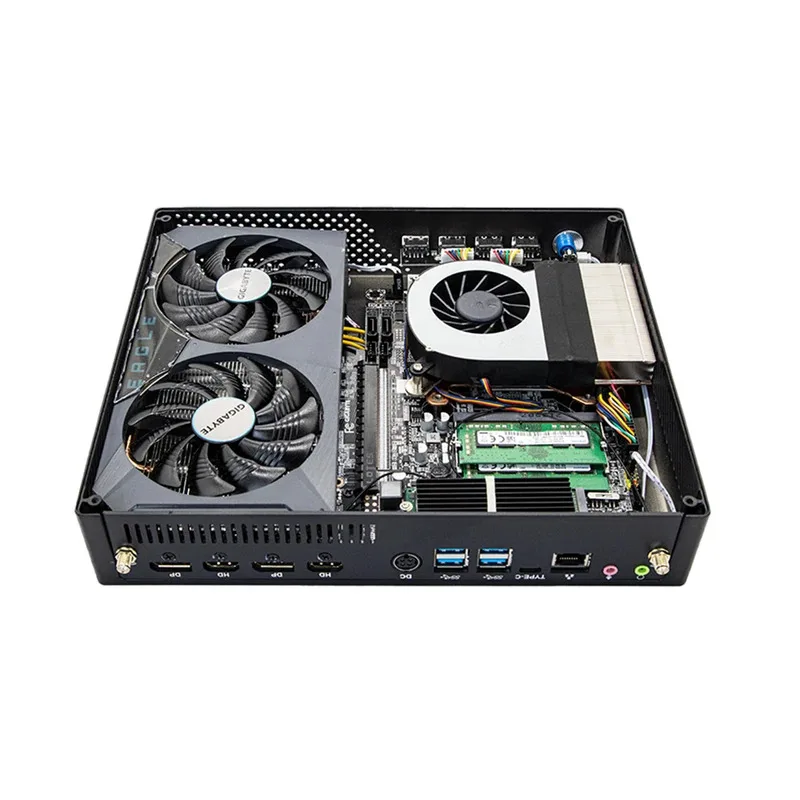 Aotesier novo pc de jogos nv-idia rtx 3050 8g gddr6 núcleo i9 i7 i5 desktop mini gamer computador janela 11 2 * hd-mi2.1 2 * dd1.4 4x8k uhd