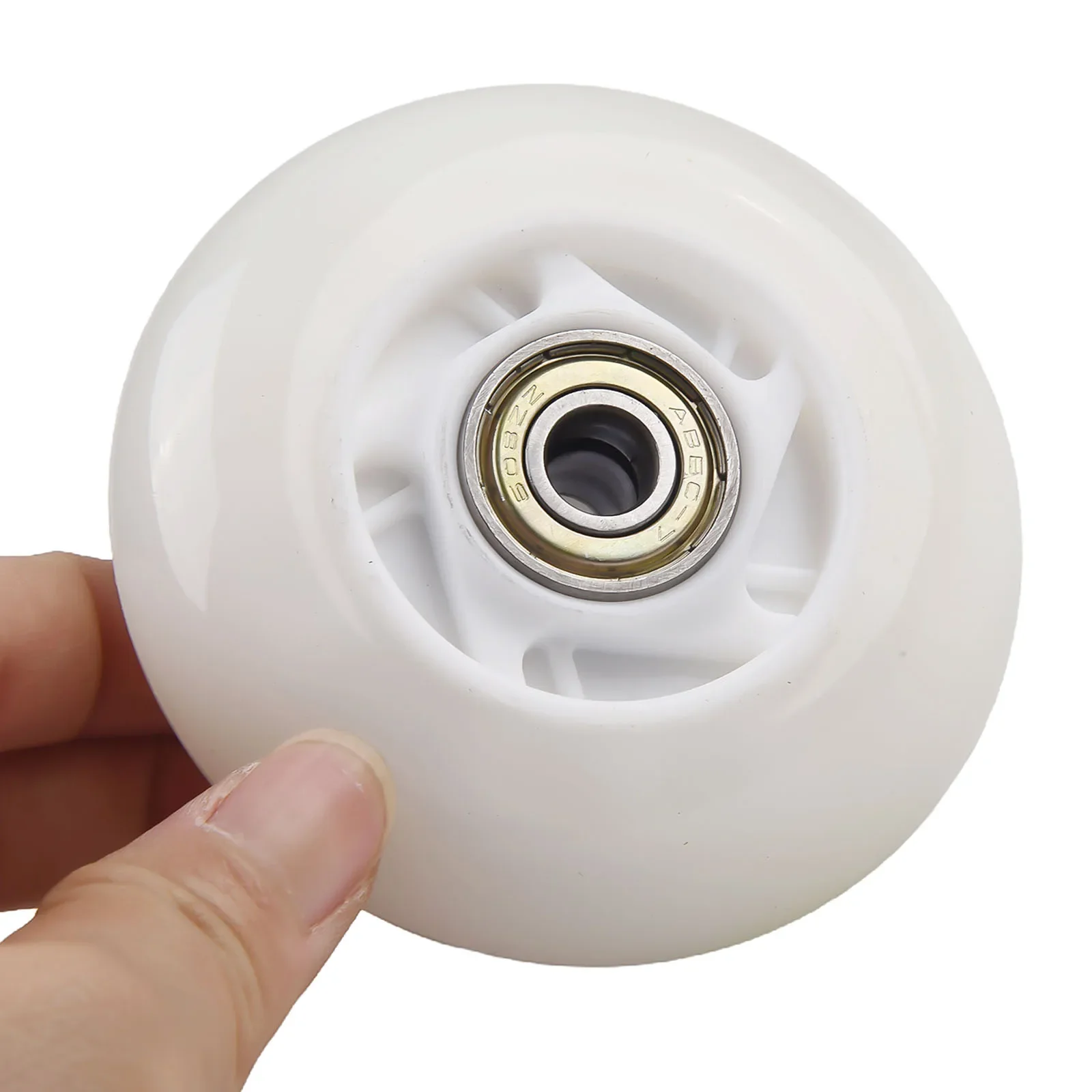 Rodas de skate de hóquei em linha, 64/70/72mm, com rolamento, glitter, iluminação led, roda de patinação, flash, rolo de skate