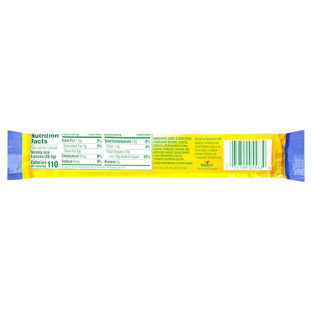 CALENHA-Sortidas Mamba Frutas Mastigar Doces, Caixa de 24 Varas